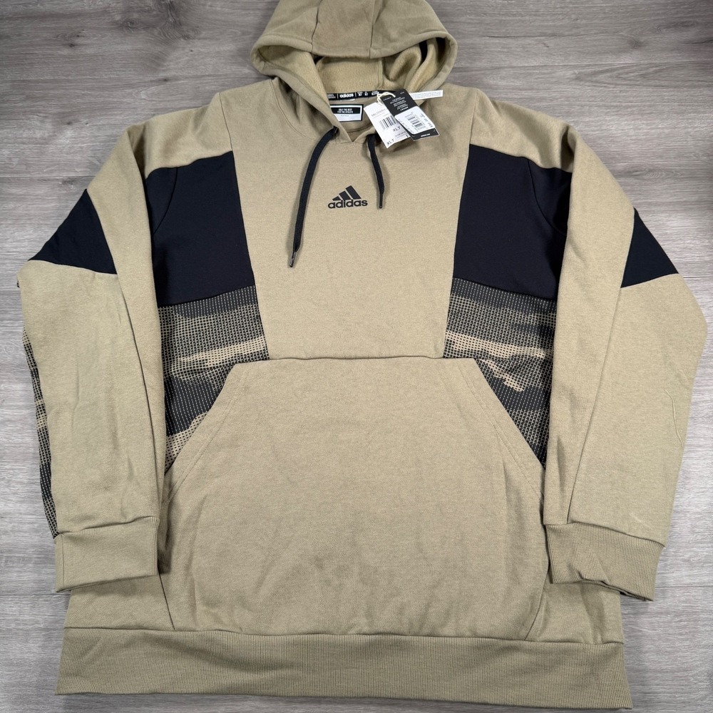 Adidas Military Appreciation Hoodie IB3726 Camo Orbit Green Black Mens XLT Tall